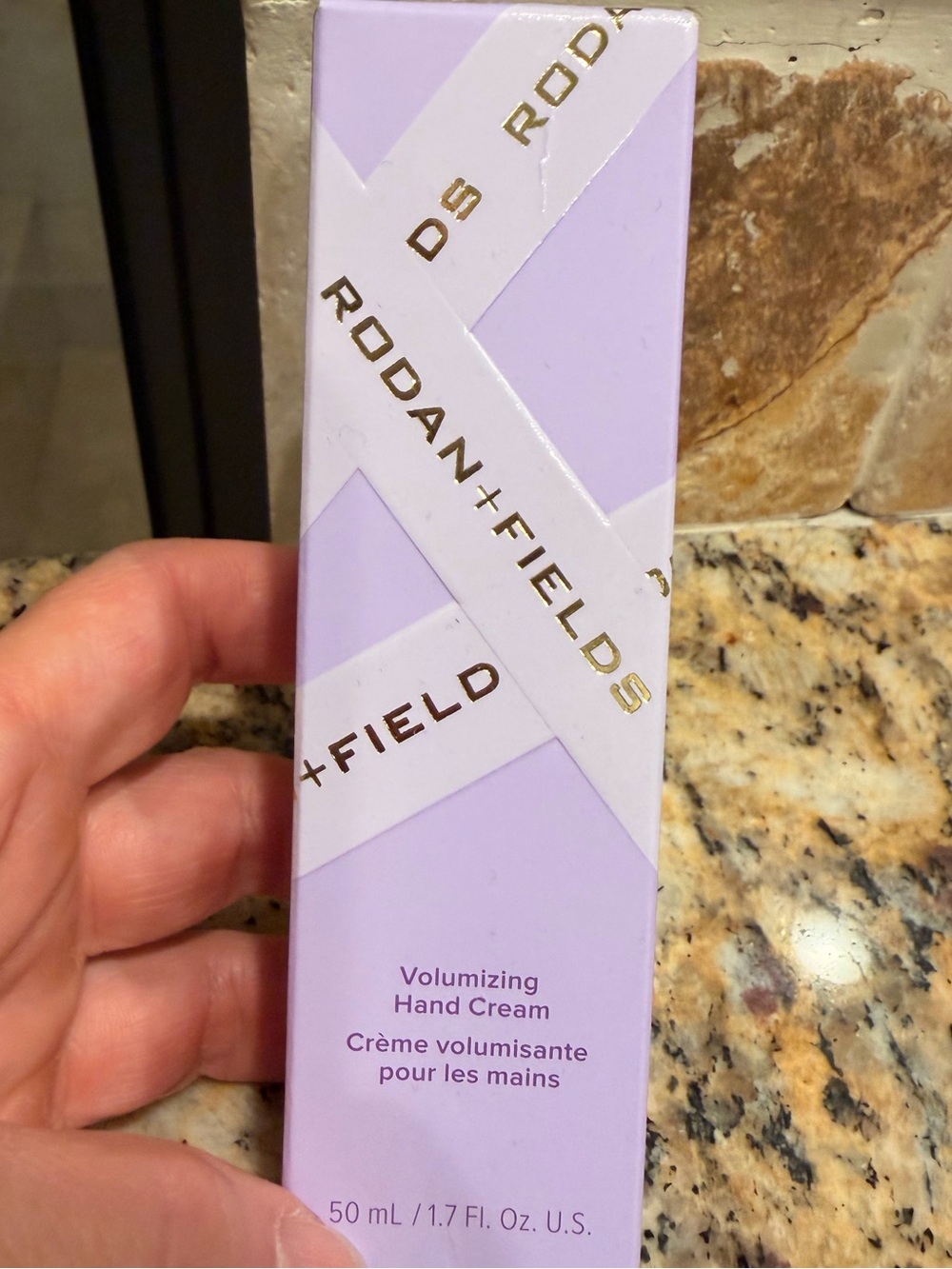 Rodan + Fields Volumizing Hand Cream - Lavender Purple and White Packaging